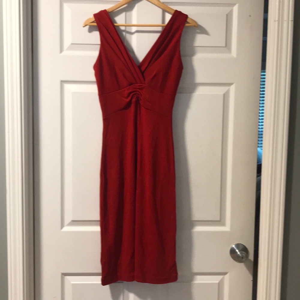 Banana Republic red dress